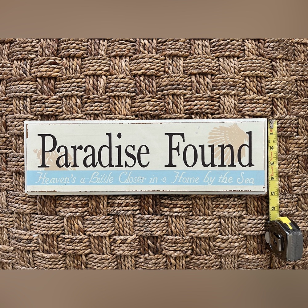 Kirklands Paradise Found Wall Art - Cream and Blue